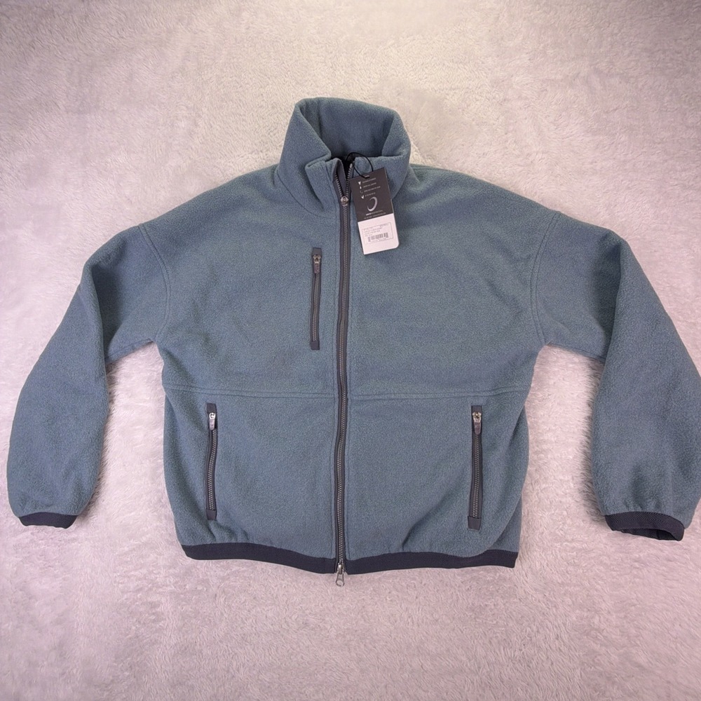 NEW Zero Restriction Harlow Fleece Jacket Womens Small (Sea Isle Blue) NWT